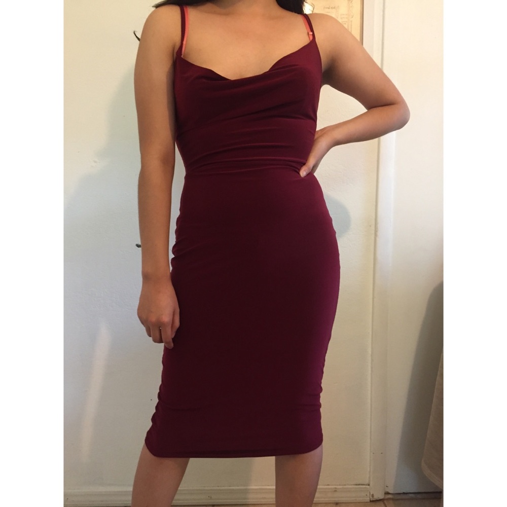 Boohoo Bodycon Midi Dress